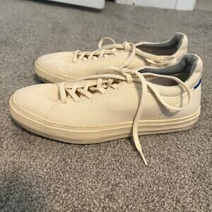 Rothy’s The RS02 Sneaker Men's Size 9.5 Women’s 11 Lightweight Bone Shoes